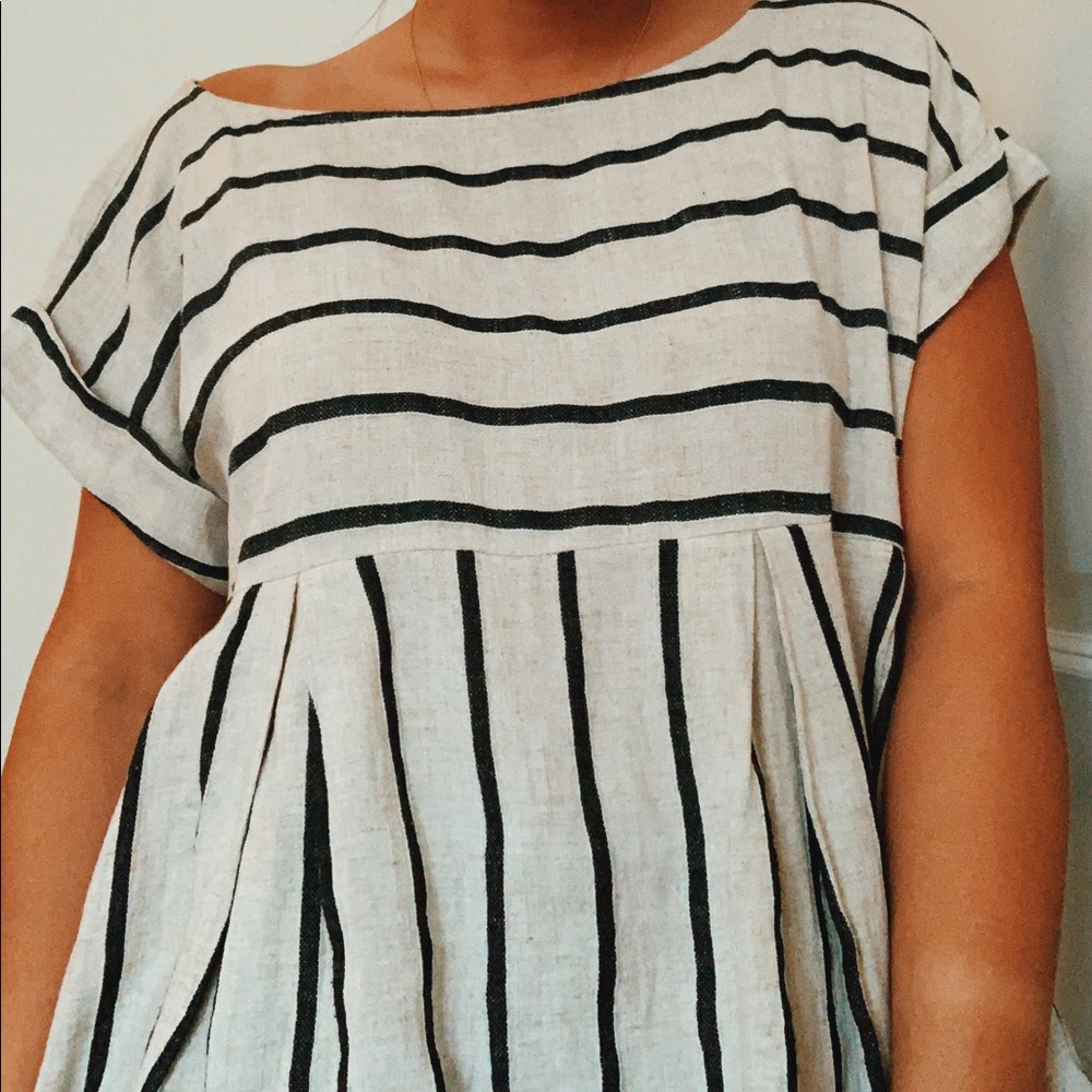striped blouse